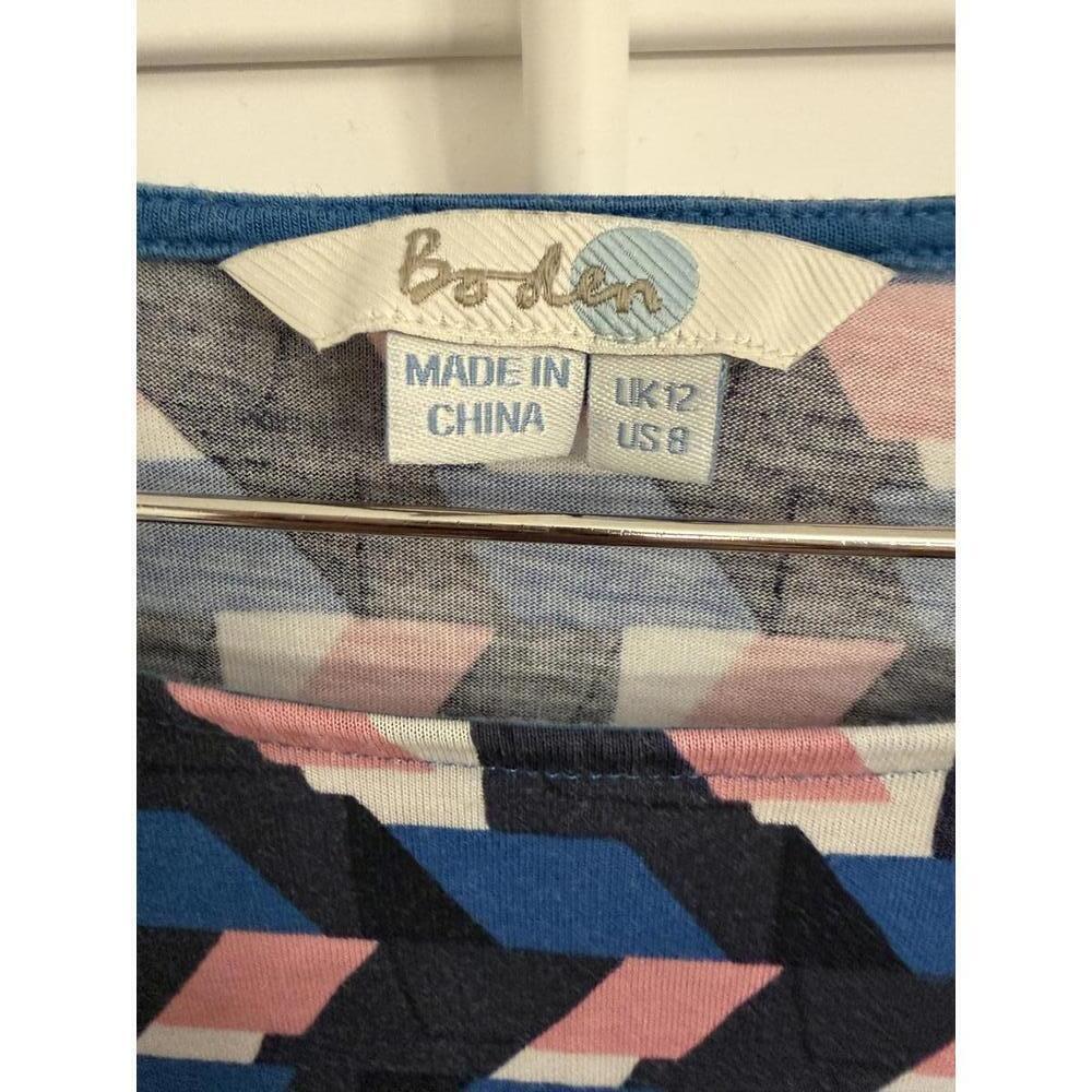 Boden geometric print top Size 8 - Picture 3 of 5